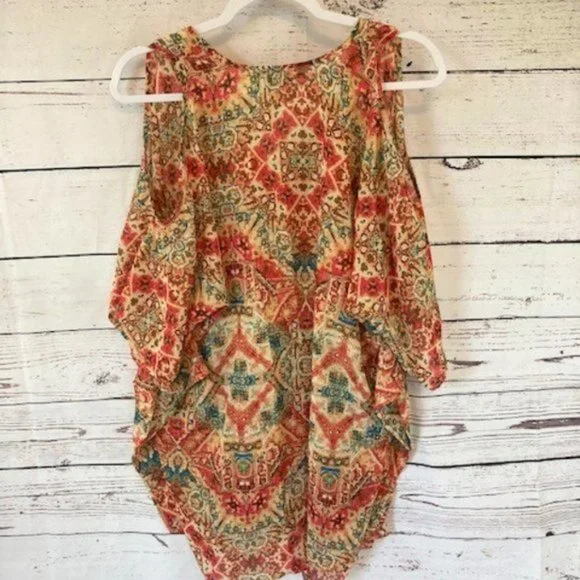 Show Me Your Mumu Peta-Boo Tunic in Santiago Sandstone - Picture 8 of 9